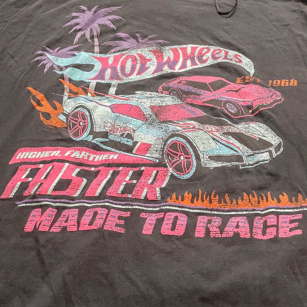 Oversized Race Car Hot Wheels Shirt
